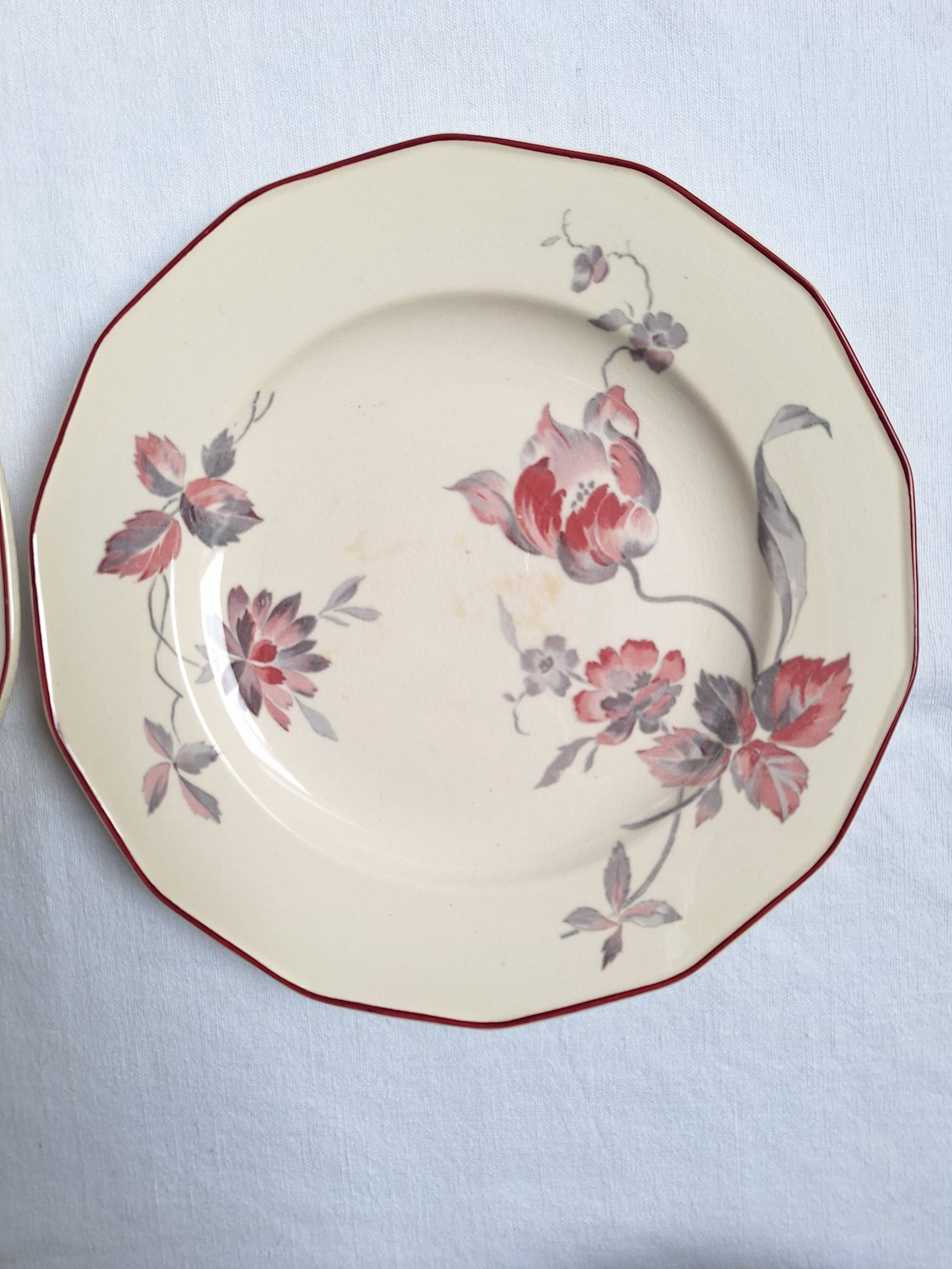 Vintage dessert plates