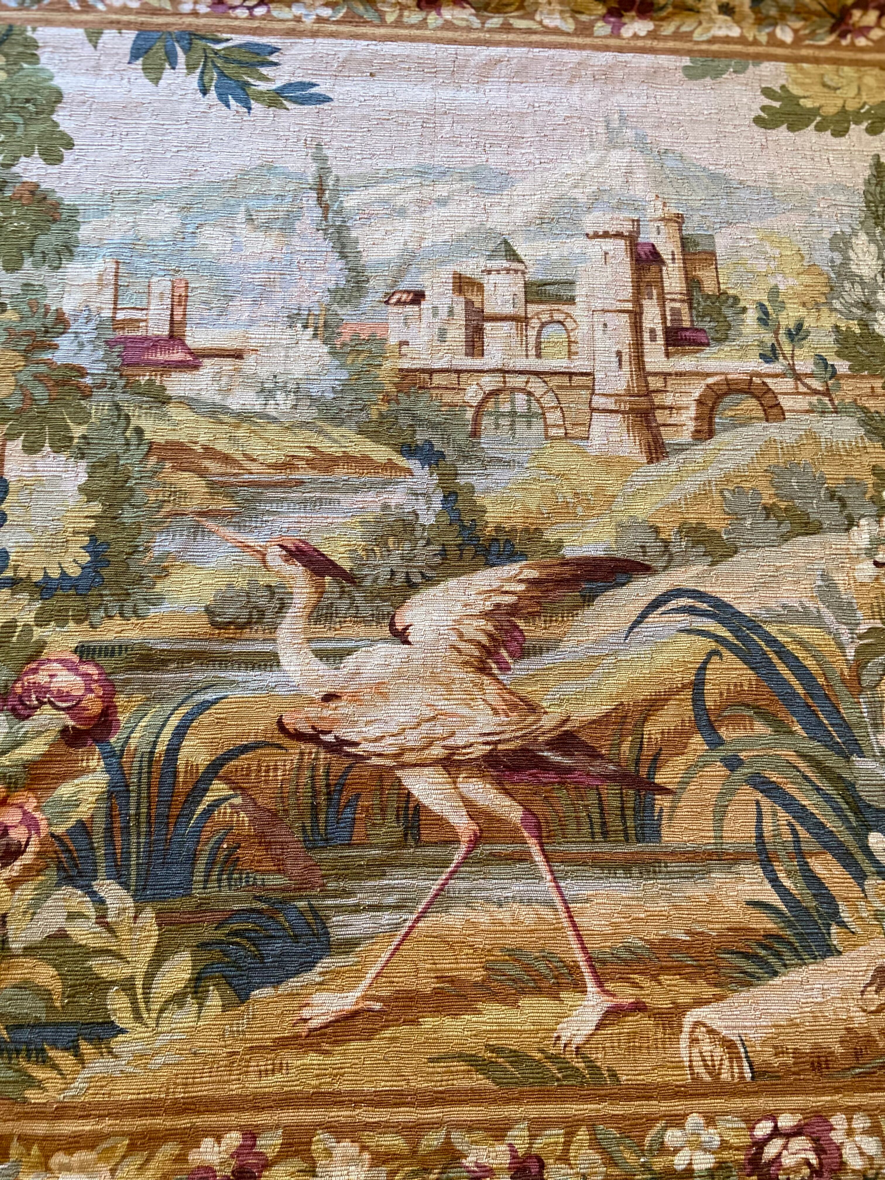 Numbered Aubusson tapestry
