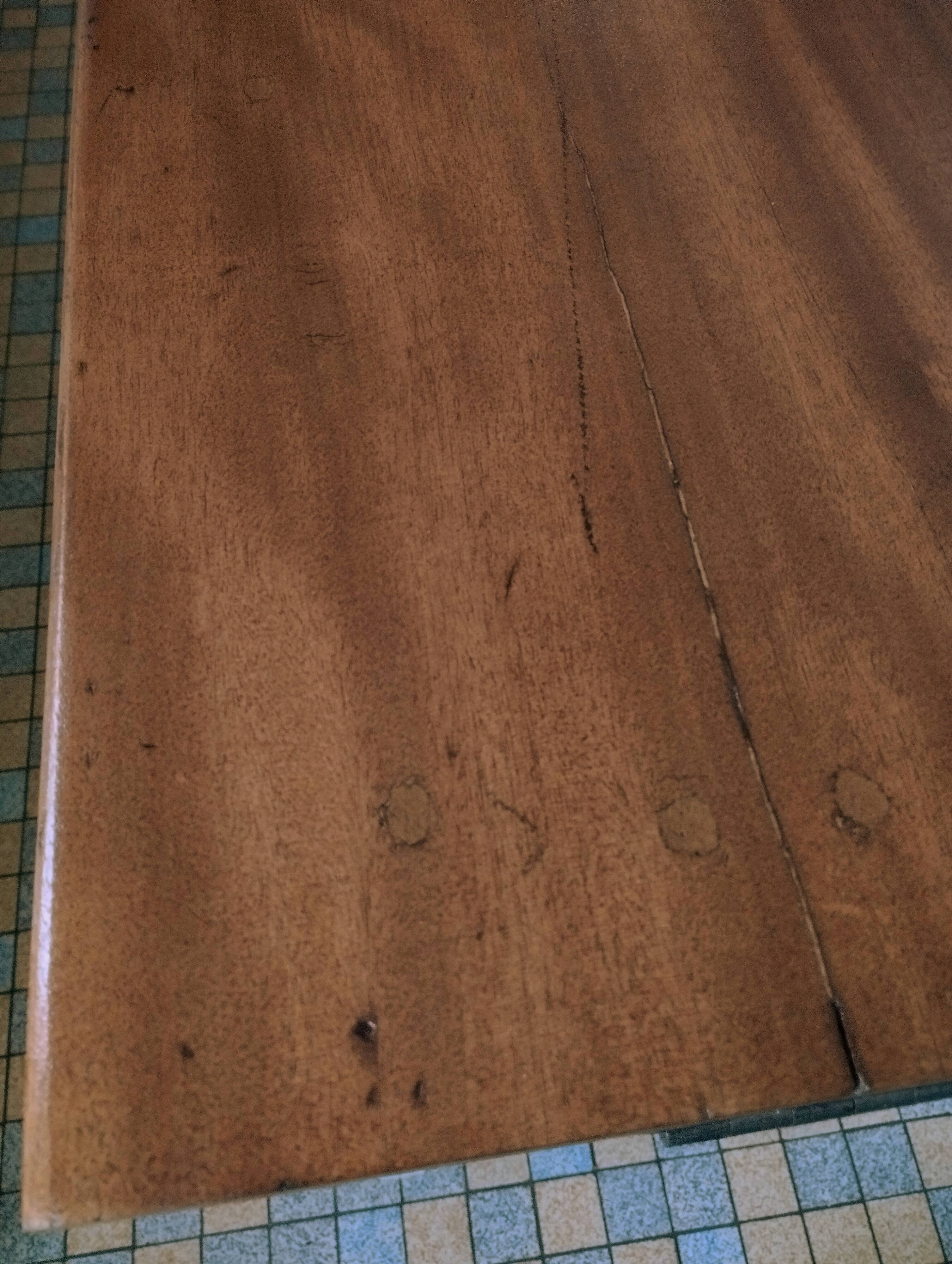 Farmhouse table with extensions