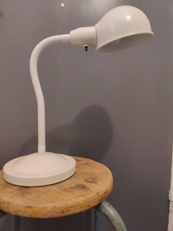 Lampe Ikea Format A0103 blanche (crème) vintage année 1980