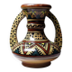 Small handled ceramic vase from Safi, signed, Morocco, 1960-1980.