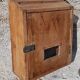 Old teak letter box