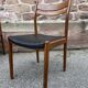 6 vintage Danish Scandinavian style chairs from the 1970s