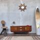 TV cabinet - hifi - vintage sideboard - teak - 50/60 - compass feet