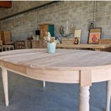 Round table solid cherry with extensions