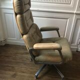 Leather armchair 70's