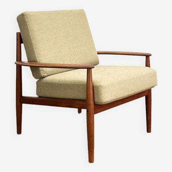 Mid Century Lounge Chair, Easy Chair by Grete Jalk for France & Son, Danish Design Armchair, 1950s