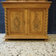Library showcase carved wood