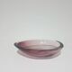 Decorative bowl, pink-purple, glass, designed by A. F. Gangkofner, Hessengl
