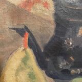 Still life with pears and apples, early 20th century