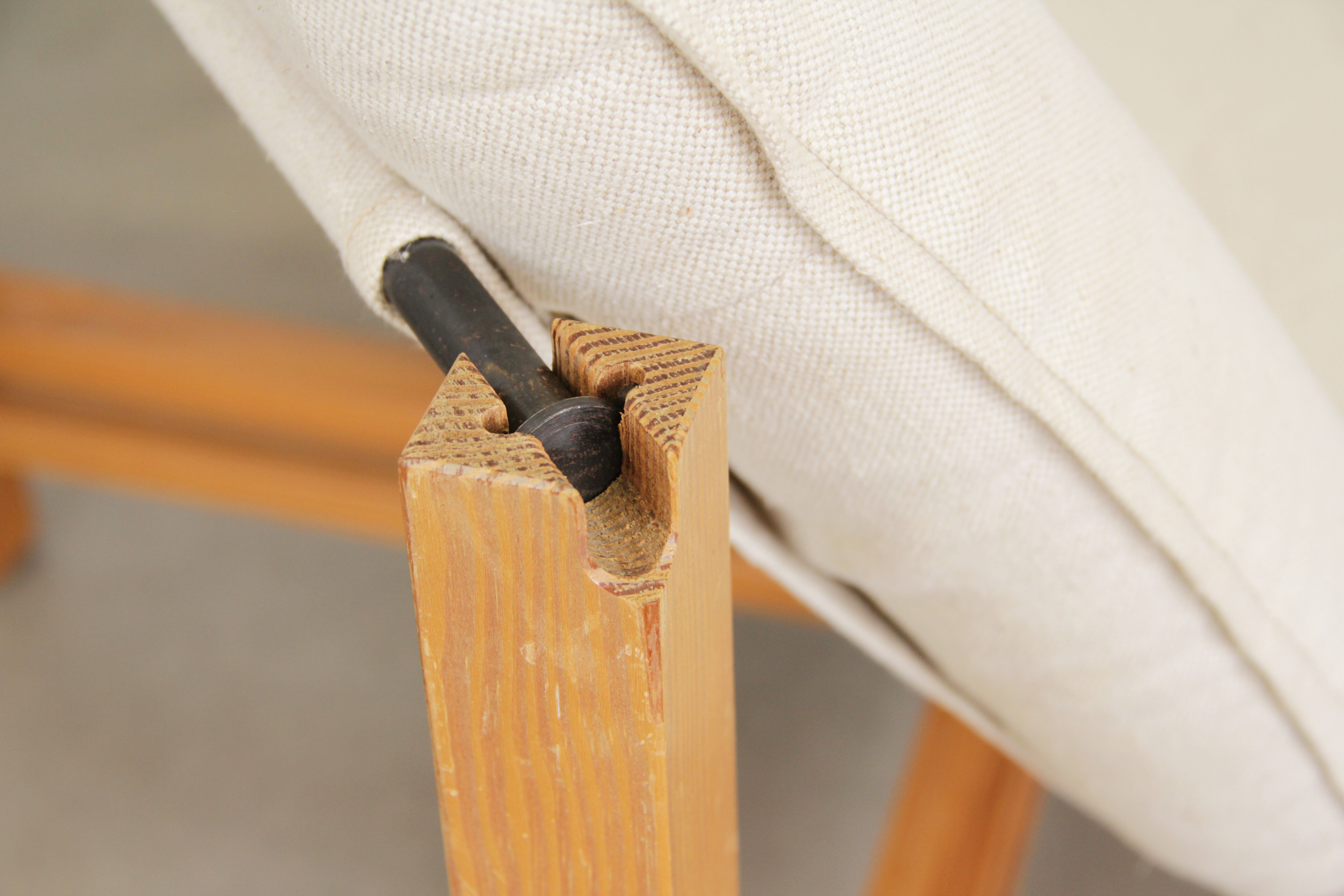 Foldable lounge set in pinewood by Burkhard Vogtherr for Rosenthal