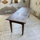 Table de ferme chêne 1950 pieds fuseaux