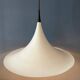 Suspension "witch's hat" white Danish Space Age Mid-Century