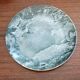 Four vintage marbled plates from Federated Potteries Staffordshire