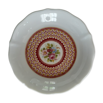 Coupelle fleurie en porcelaine