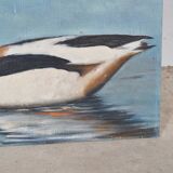 Huile sur toile canard