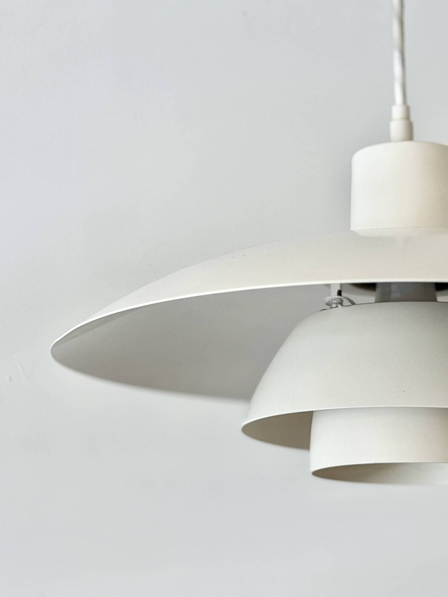 PH 4/3 white suspension by Poul Henningsen for Louis Poulsen, Denmark