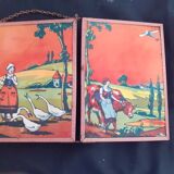 Triptych barber mirrors 30s