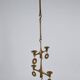 Grand Chandelier Suspended Candelabrum Brutalist Michael Harjes, 1970s