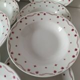 Assiettes Céranrd Saint Amand modèle star