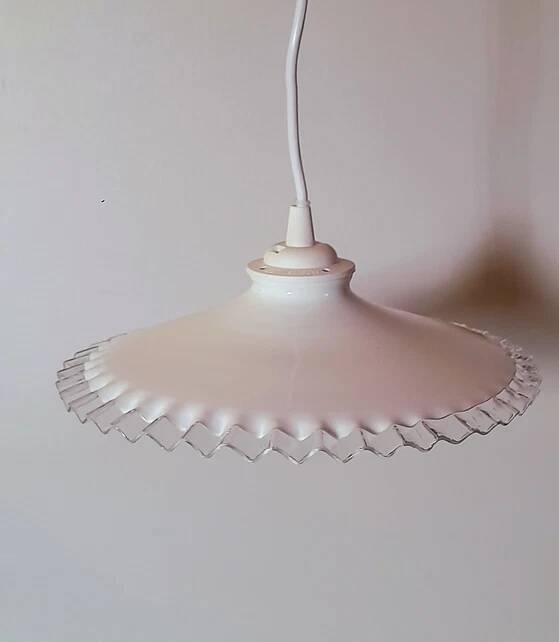 Suspension in Opaline Art Deco