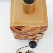 Pied de lampe vintage en céramique 1970