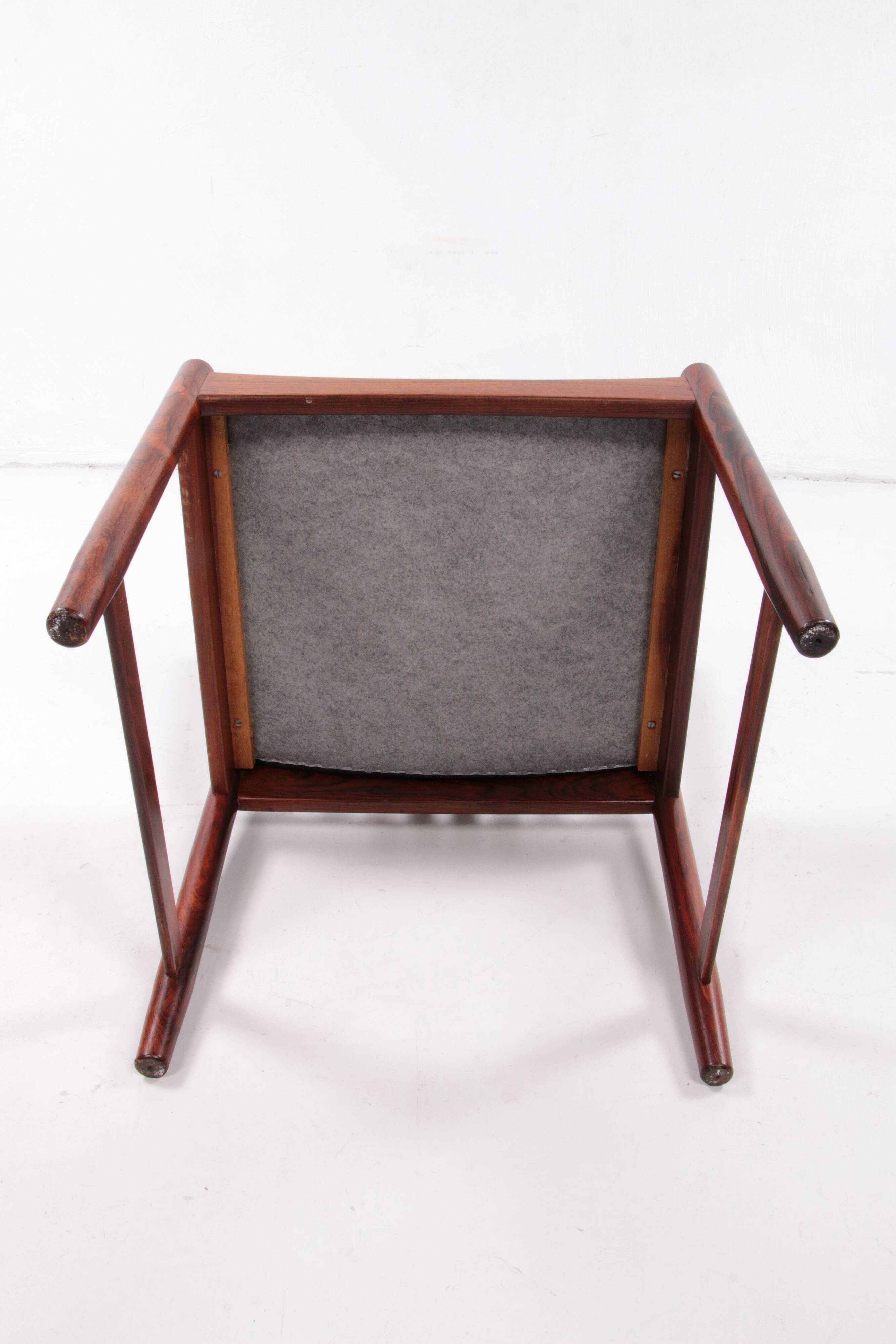 Dinner chairs design by Illum Wrapsø 1960 Denmark.