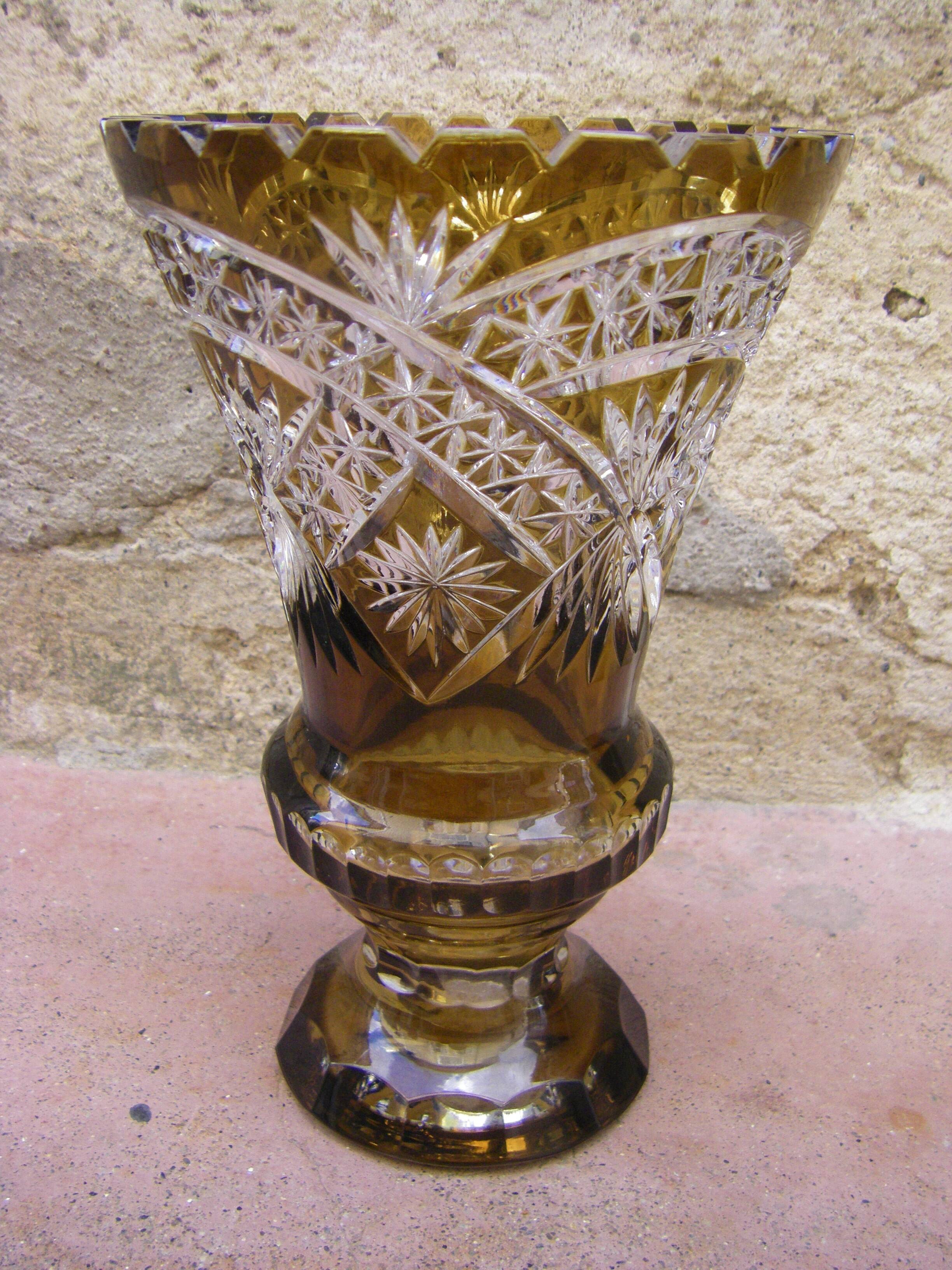 Crystal vase