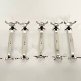 5 knife rests, "Chrysanthemum" model, from Maison Christofle