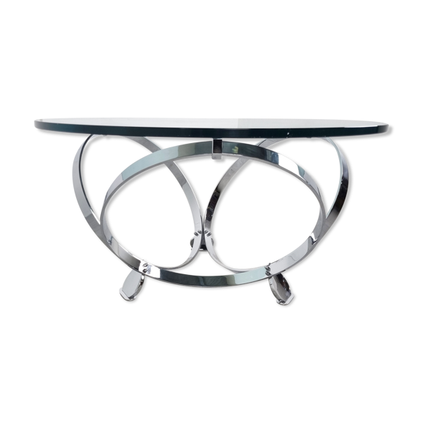 Table basse diamant vintage par Knut Hesterberg années 1960