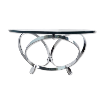 Table basse diamant vintage par Knut Hesterberg années 1960