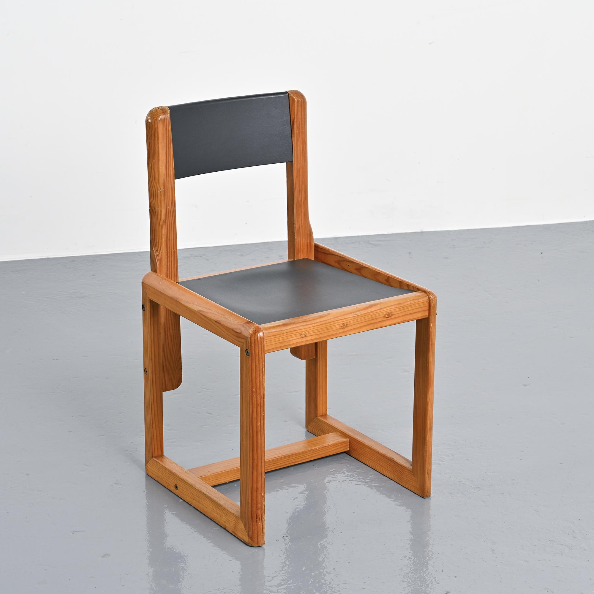 André Sornay: pair of chairs, France circa 1960