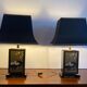Pair of Le Dauphin pagoda lamps
