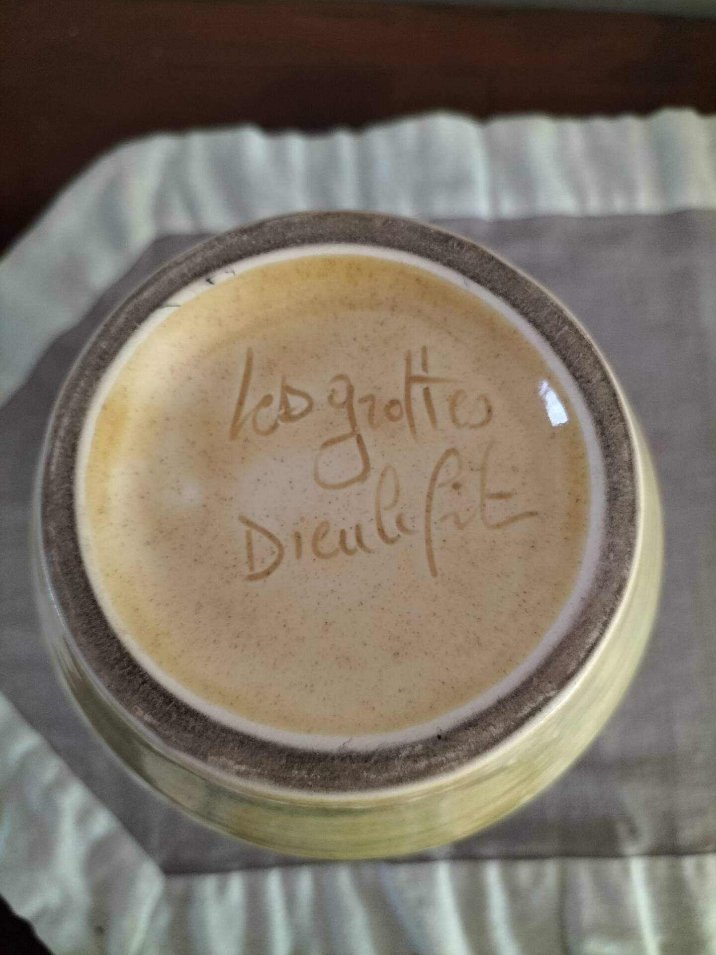 Ceramic vase Les Grottes Dieulefit