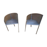 Pair of armchairs Paolo Pallucco & Mireille Rivier circa 1988 Italy