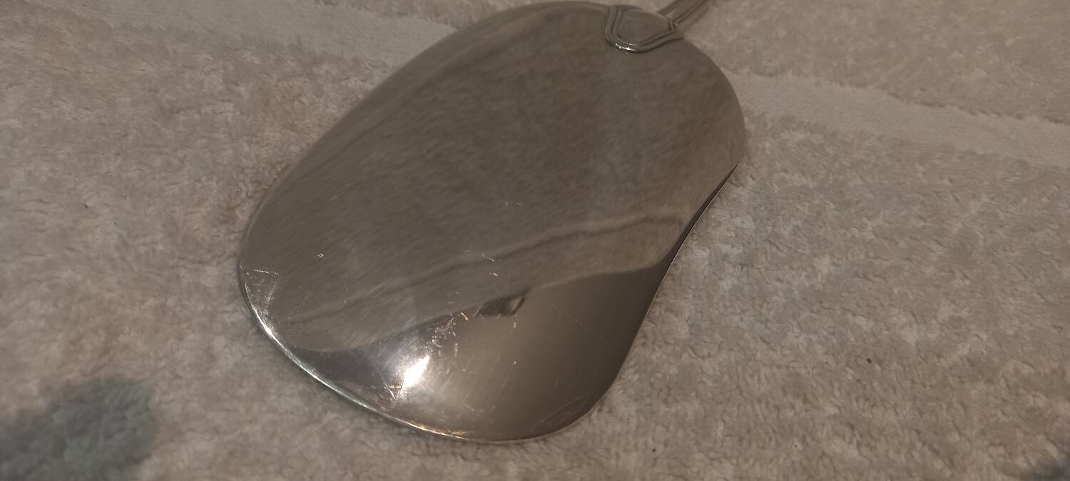 Ercuis silver-plated ice cream serving scoop, 24.6 cm