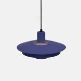 Blue coloured top design lamp by Jeka Metaltryk - Model Viola type 3013-P -