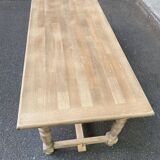 Renovated 210cm farmhouse dining table from the 20th century