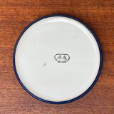 German ceramic saucer from the Stockholm series of the 1960s by Melitta, mid-century style.