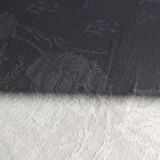 Large antique linen embroidered damass tablecloth + 12 large towels