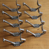 Aluminum peg double hook