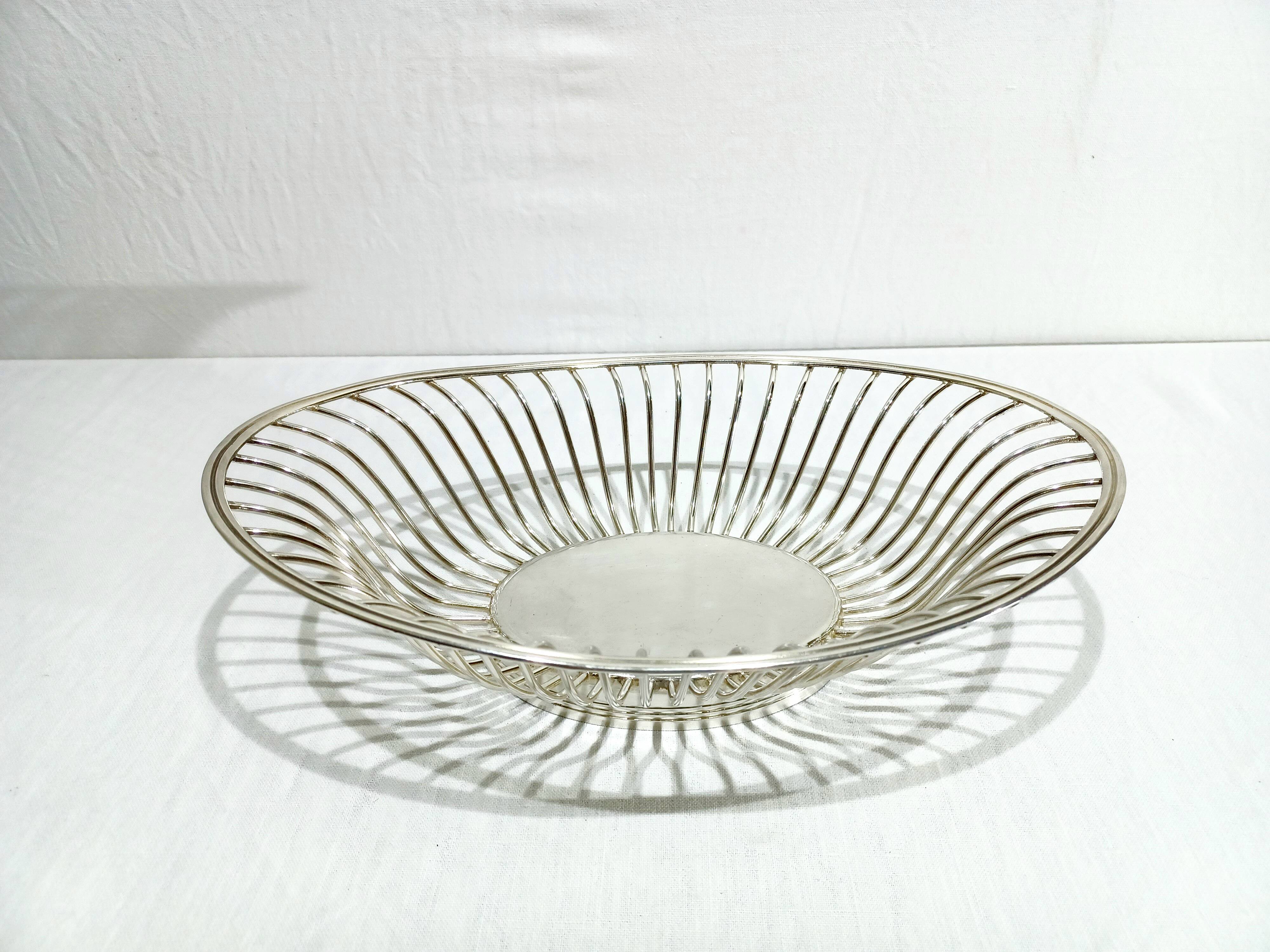 SILVER METAL BANQUETTE CHRISTOFLE GALLIA COLLECTION
