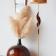 Teak and brass vintage Scandinavian floor lamp 1960 | Bakelite