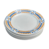 8 assiettes à dessert Badonviller Pontivy