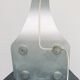 Brushed aluminum table lamp with pebble switch by Walter and Moretti 1970