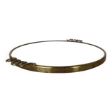 Mirror tray with brass rim 33cm
