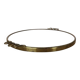 Mirror tray with brass rim 33cm