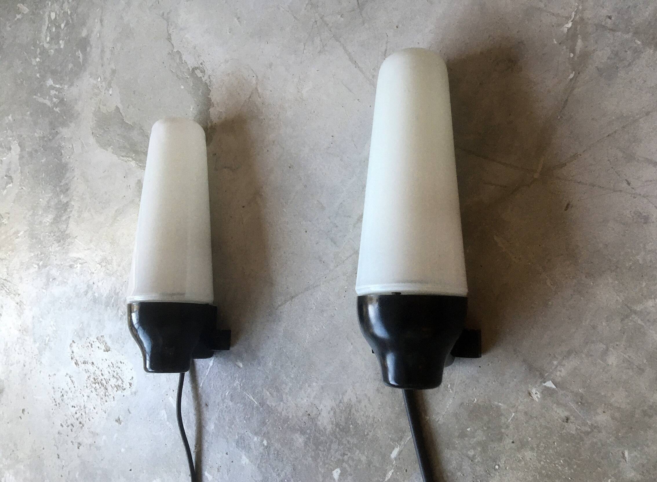 Set of 2 wall lamps, 1960s