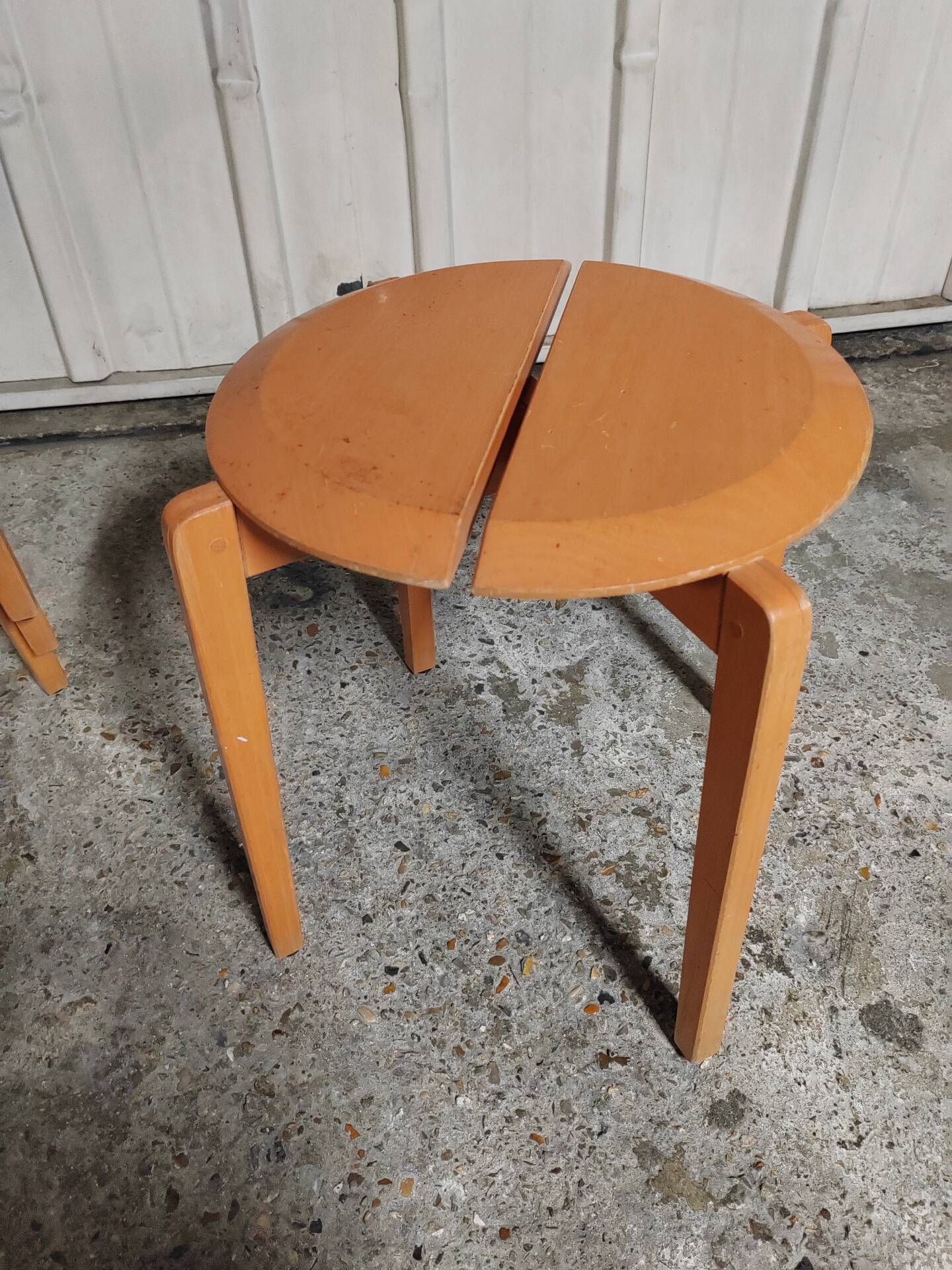 4 Scandinavian stools