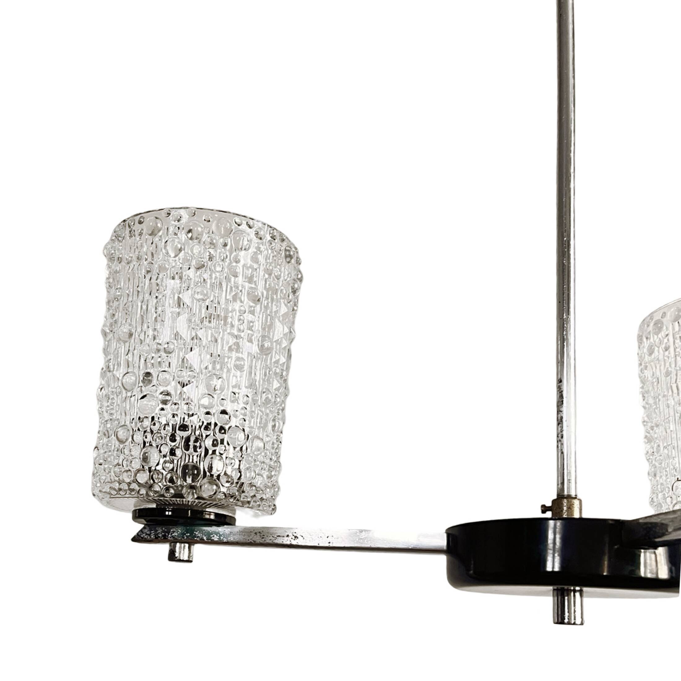 Chandelier, Lidokov type V167-1268, Czechoslovakia, 1970s